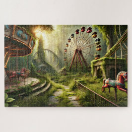 Abandoned Theme Park Carousel & Ferris Wheel ジグソーパズル