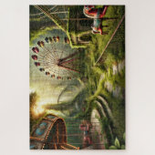 Abandoned Theme Park Carousel & Ferris Wheel ジグソーパズル (縦)