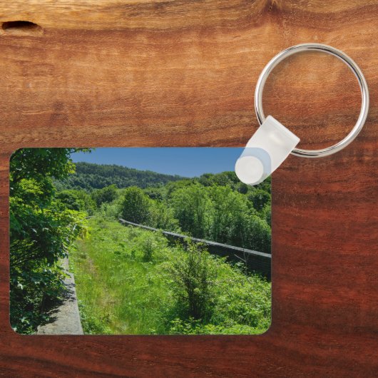 Abandoned Whitacre Mill Viaduct, Huddersfield キーホルダー (正面)