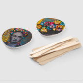 ABANICO FRIDA KAHLO ハンドファン (組立なし)