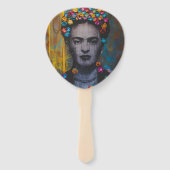 ABANICO FRIDA KAHLO ハンドファン (正面)
