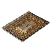 Abarueのビクトリア時代の人のモノグラム ノートブック (左側)