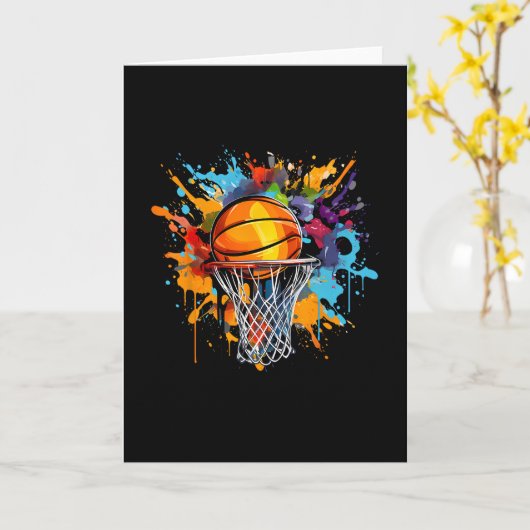 Äbäsketllco. Colorful Sketll Graphic カード (黄色い花)