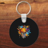 Äbäsketllco. Colorful Sketll Graphic  キーホルダー (正面)