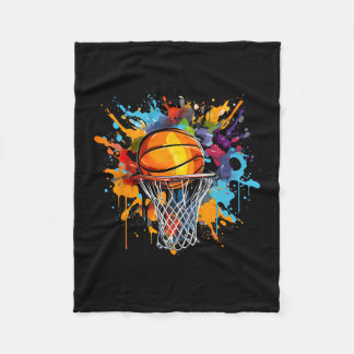 Äbäsketllco. Colorful Sketll Graphic  フリースブランケット