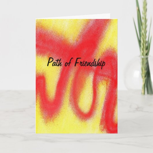 Abastractは友情を梳きます カード (正面)