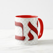 Abbaのマグのヘブライ マグカップ (正面右)