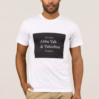 abbaのyahおよびyahoshua tシャツ