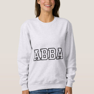 Abba Name Typography Design スウェットシャツ