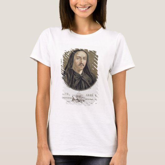 Abbe de Suger (1082-1151) 「ポートレート・デ・グラン」より Tシャツ (正面)