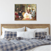 Abbe Prevost'読'Manon Lescault', 1856 キャンバスプリント (インサイチュ (寝室))