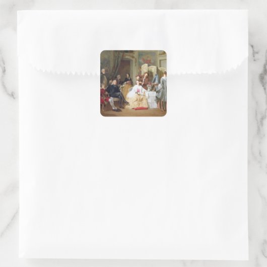 Abbe Prevost'読'Manon Lescault', 1856 スクエアシール (バッグ)