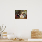 Abbe Prevost'読'Manon Lescault', 1856 ポスター (キッチン)