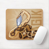 AbberantストライプなBCIのマウスパッド マウスパッド (マウス)