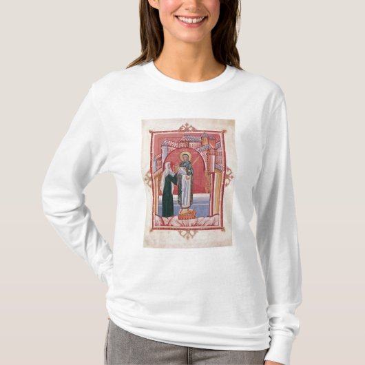 Abbessのヒルダの提供 Tシャツ (正面)