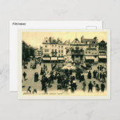 Abbeville,フランス,クールベットプレイス提督,ヴィンテージ ポストカード (正面/裏面)