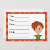 Abbeyとサム招待状で育つ 招待状 (裏面)