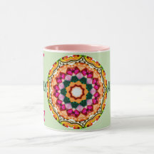 ABBEY ~ Personalised Gem Stones Fractal ~ Mug