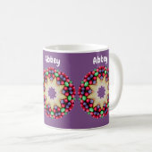 ABBEY ~ Personalized Easter Candy Pattern Coffee  コーヒーマグカップ (正面右)
