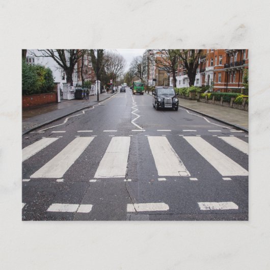 Abbey Road Crossing – ロンドン・イングランド ポストカード (正面)