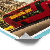 ABBEY ROAD LONDON – イギリスの象徴的な道路 ポスター (角)