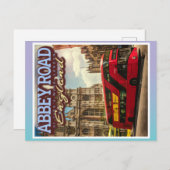 ABBEY ROAD LONDON – イギリスの象徴的な道路 ポストカード (正面/裏面)