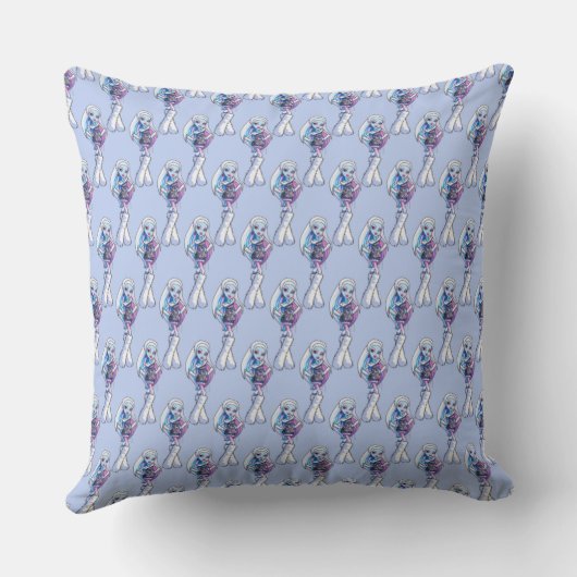 Abbey Throw Pillow クッション (裏面)
