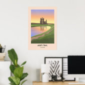 Abbey Trail Yorkshire Hiking Travel Poster ポスター (ホームオフィス)