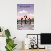 Abbey Wood London Travel Poster ポスター (ホームオフィス)