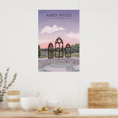 Abbey Wood London Travel Poster ポスター (キッチン)