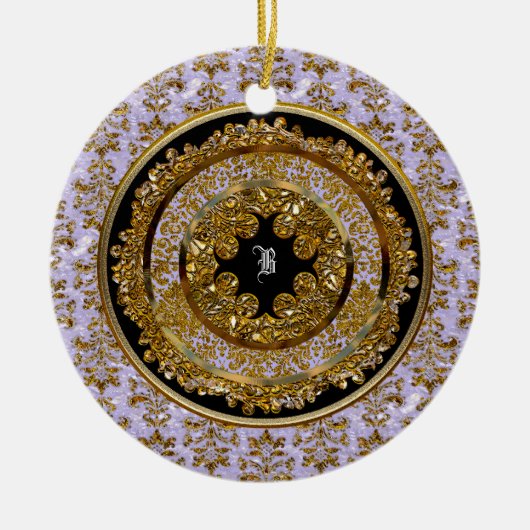 Abbigail Edelineのカスタマイズビクトリアン可能 セラミックオーナメント (正面)