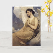 Abbott HandersonのThayerによって飛ぶ姿 カード (黄色い花)