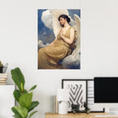 Abbott Handerson Thayer | Winged Figure - 1889 ポスター (ホームオフィス)