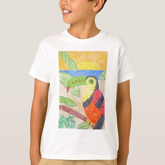 AbbyのティーによるToucan Tシャツ (正面)