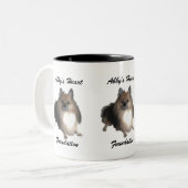 Abbyのハートの基礎コーヒー・マグ ツートーンマグカップ (正面左)