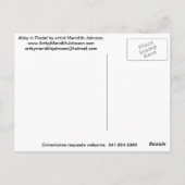 Abbyの郵便はがき ポストカード (裏面)