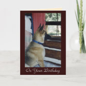 Abbyはバースデー・カードを待っています カード (正面)