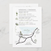 ABBYカスタムの招待状エンクロージャカード エンクロージャーカード (正面/裏面)