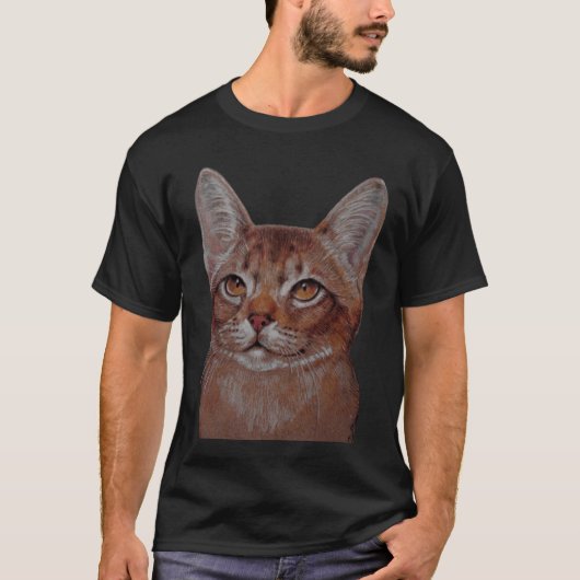Abby猫のTシャツ Tシャツ (正面)