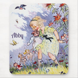 ABBY ～ヴィンテージアート～ジョニー・グルエル～妖精 マウスパッド
