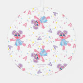 Abby Cadabby Baby's 1st Christmas Photo Metal Orna メタルオーナメント (裏面)