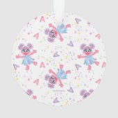 Abby Cadabby Baby's 1st Christmas Photo Ornament オーナメント (裏面)