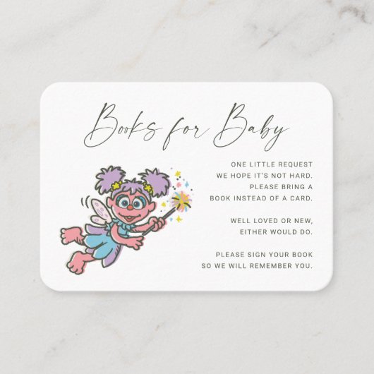 Abby Cadabby Book Request Insert プレイスカード (正面)