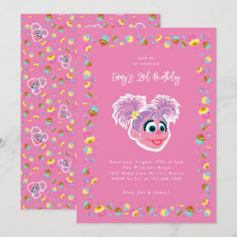 Abby Cadabby Cupcakes & Confetti Birthday  招待状
