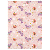 Abby Cadabby & Elmo | Woodland Pattern Clipboard クリップボード (裏面)