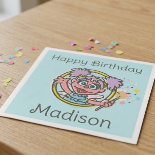 Abby Cadabby Vintage スタンダードカクテルナプキン