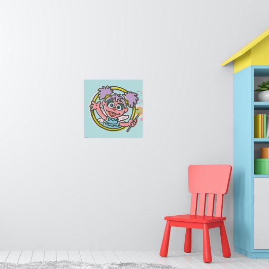 Abby Cadabby Vintage ポスター (子ども部屋1)