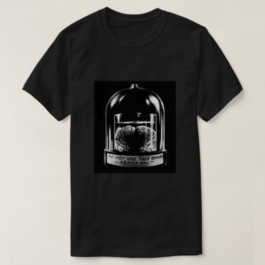 Abby Normal BLACKポスター Tシャツ (デザイン正面)