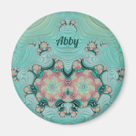 ABBY ~ Pastel Pink and Green ~ Stunning Design  マグネット