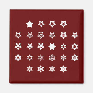 ABCから星へのシンボル暗号コード鍵(Dark) マグネット